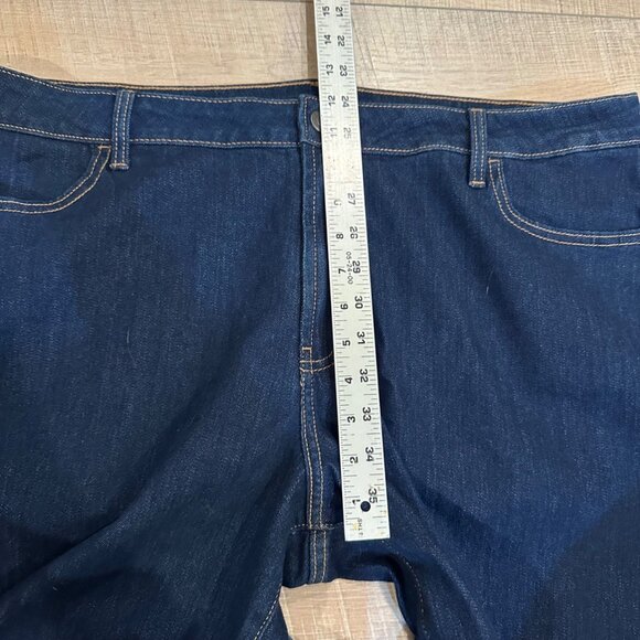 OLD NAVY WOMENS WOW LOOSE PANTS SIZE 20 SHORT NEW DARK WASH - Picture 6 of 10